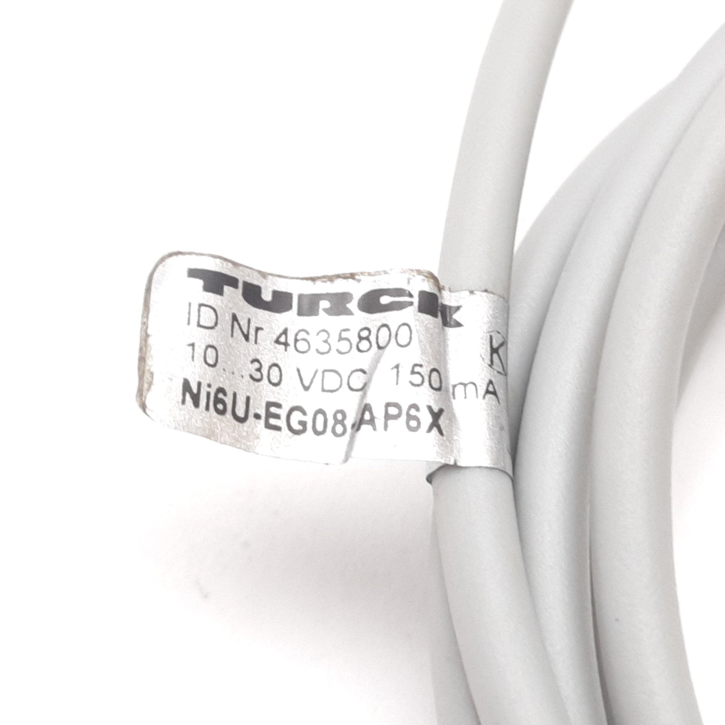 Used Turck Ni6U-EG08-AP6X Inductive Proximity Sensor, 6mm, 10-30VDC 150mA, PNP N/O 2m