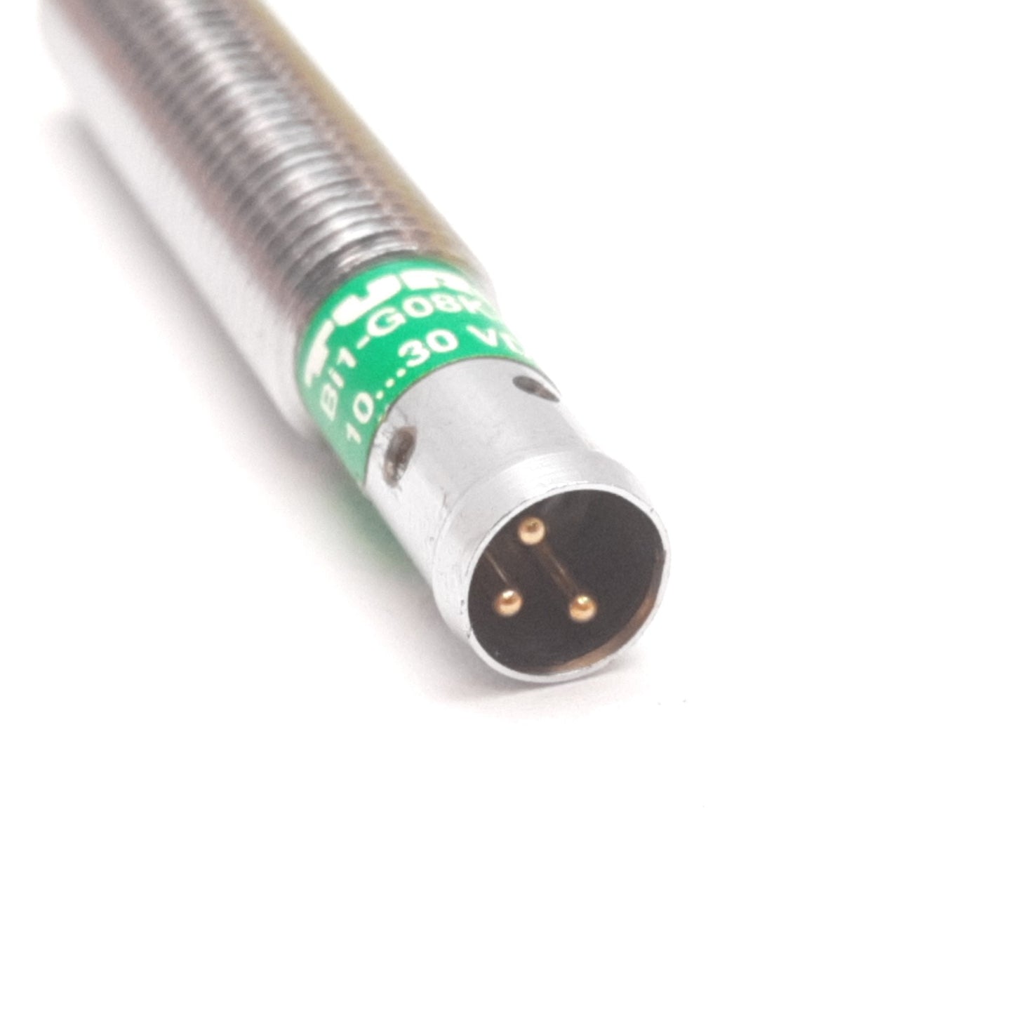 Used Turck Bi1-G08K-AP6X-V1131 Inductive Proximity Sensor, 1mm, 10-30VDC 150mA, PNP