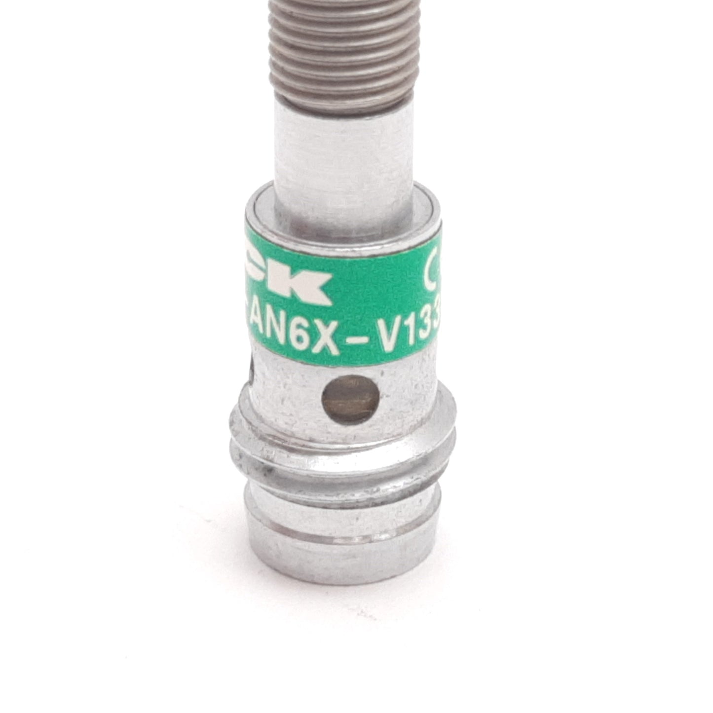 Used Turck Bi1-EG05-AN6X-V1331 Inductive Proximity Sensor, 1mm, 10-30VDC, NPN