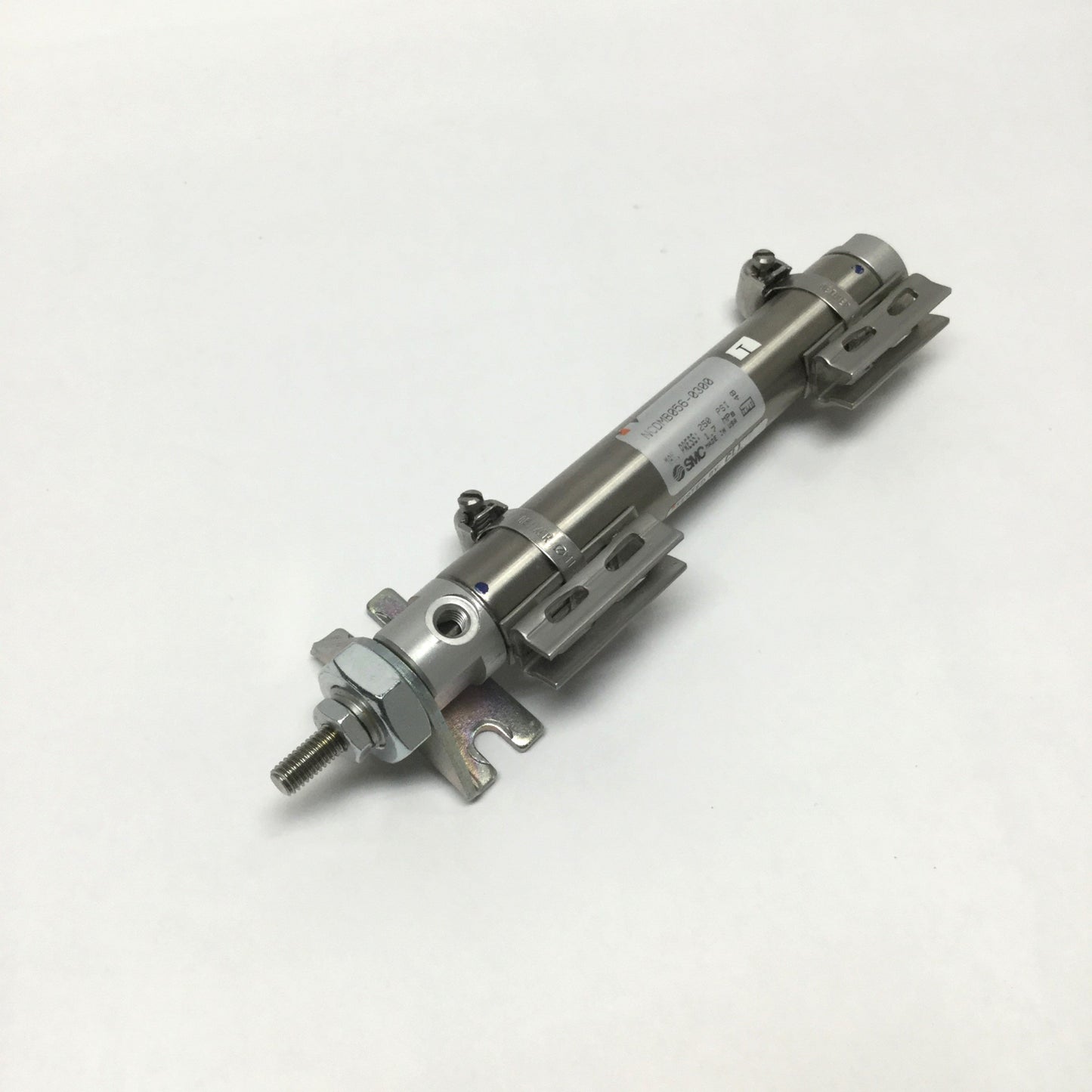 Used SMC NCDMB056-0300 Stainless Steel Body Cylinder 9/16" Bore 3" Stroke 250psi Max