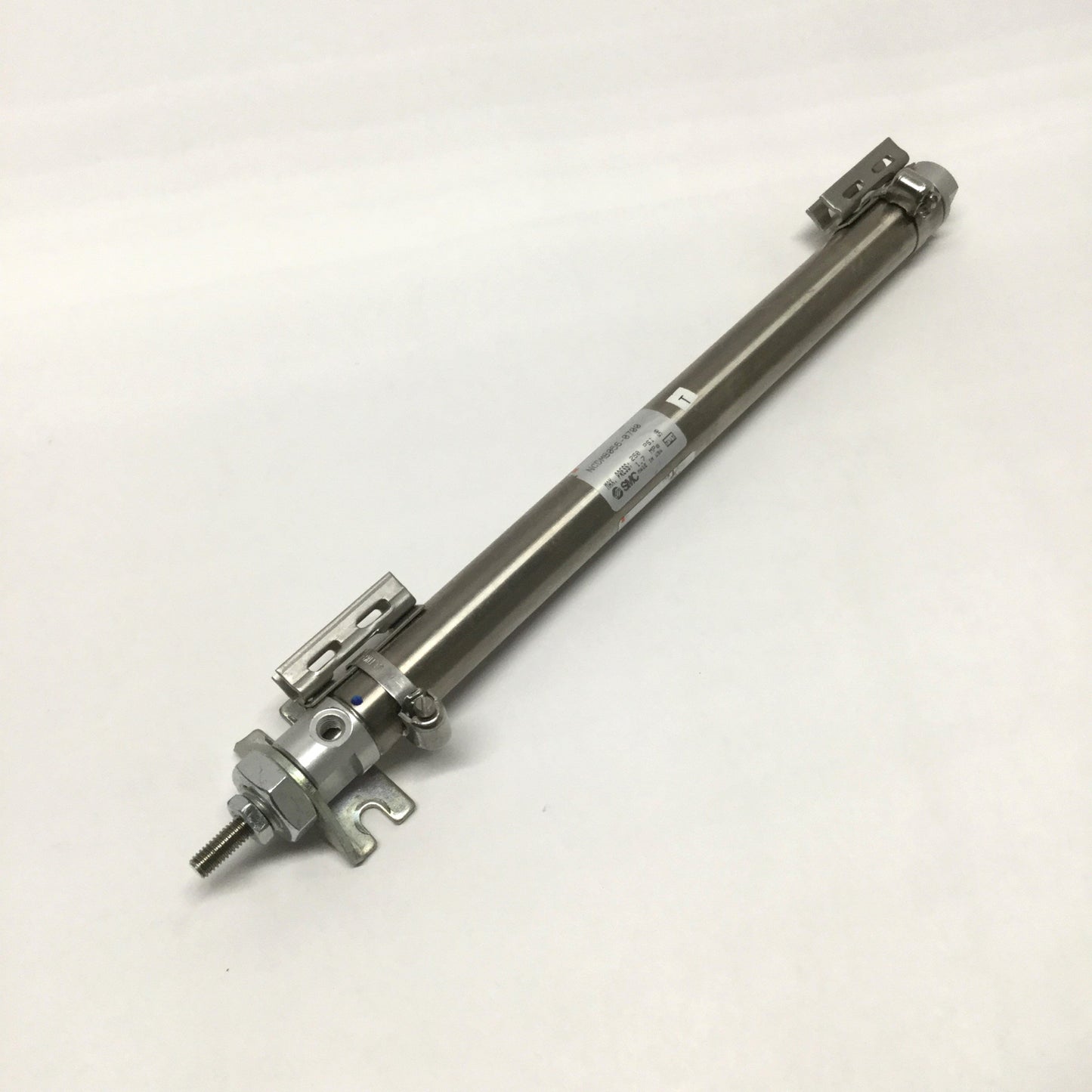 Used SMC NCDMB056-0700 Stainless Steel Body Cylinder 9/16" Bore 7" Stroke 250psi Max