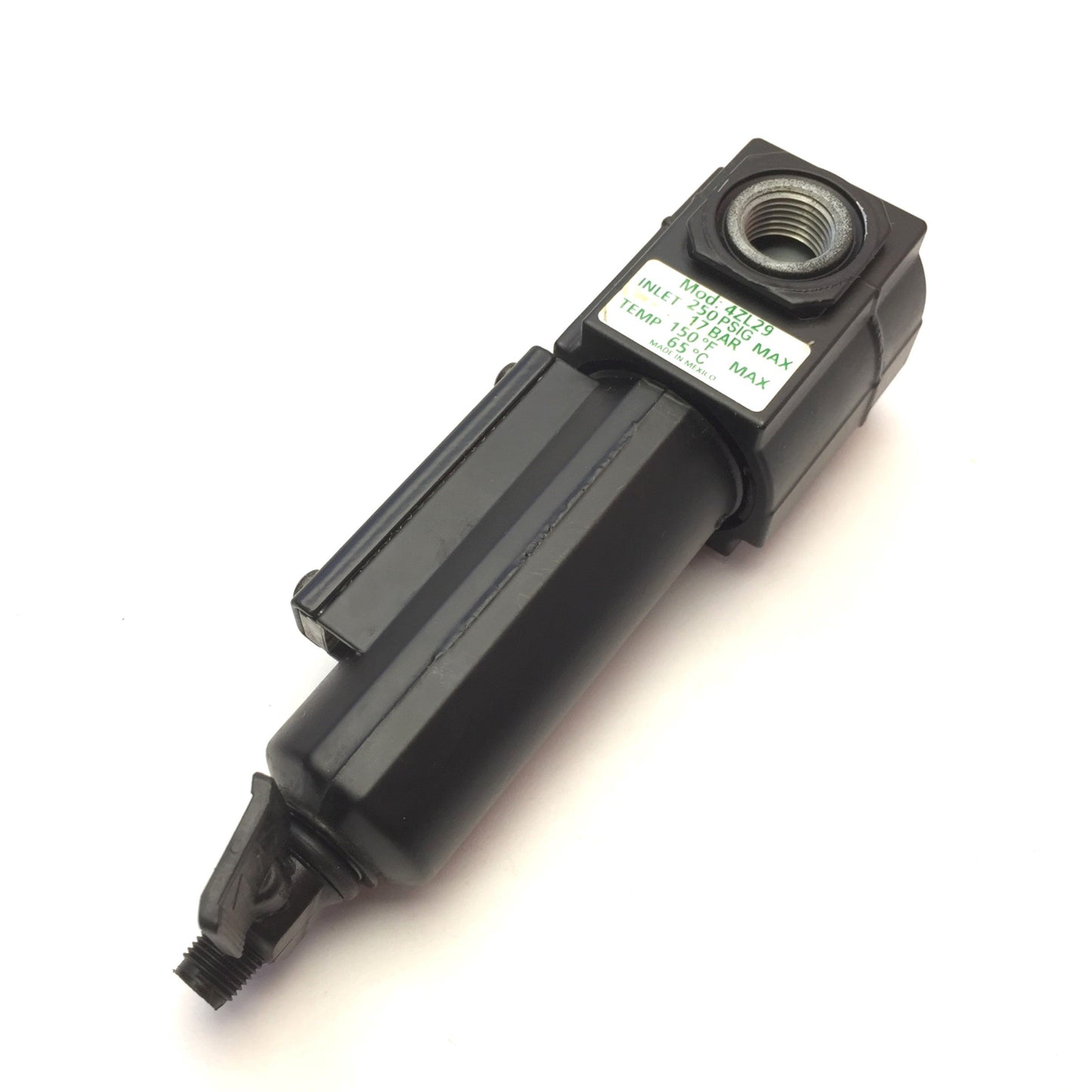 Used Speedaire 4ZL29 Compact General Purpose Pneumatic Filter 3/8" Port, 5 Micron Air