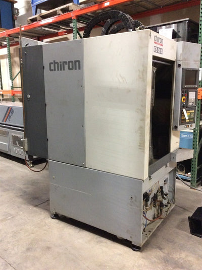 Used Chiron FZ08S Vertical Mill Machine Center VMC X-Y-Z w/Fanuc CNC FilterMist