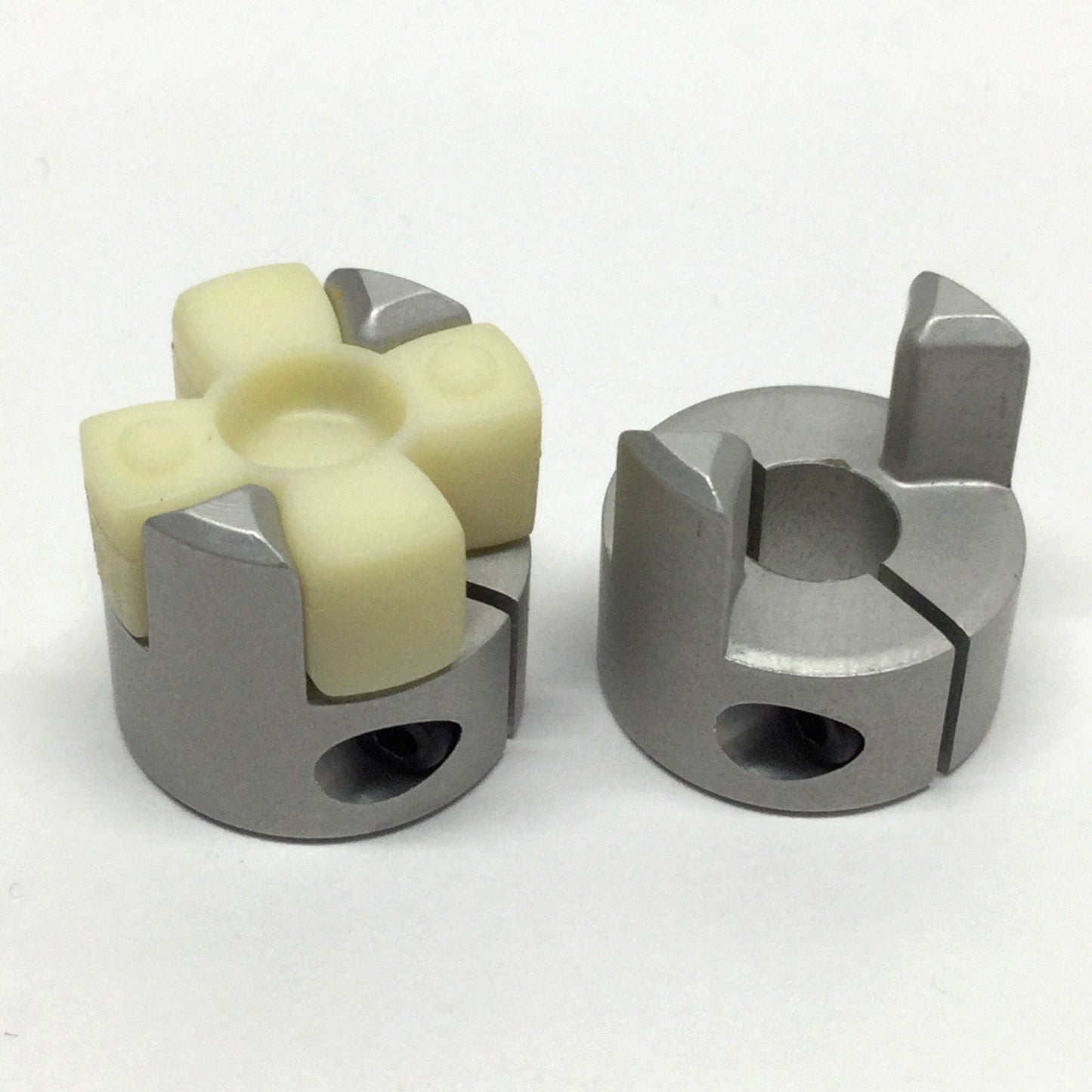 Used NBK MJT-20C-WH-5-8 Flexible Shaft Coupling Clamping Jaw Type 5mm x 8mm Bores