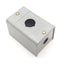 Used Allen Bradley 800H-1HZ Pushbutton E-Stop Enclosure, Gray, 30mm, Steel, *Holes*