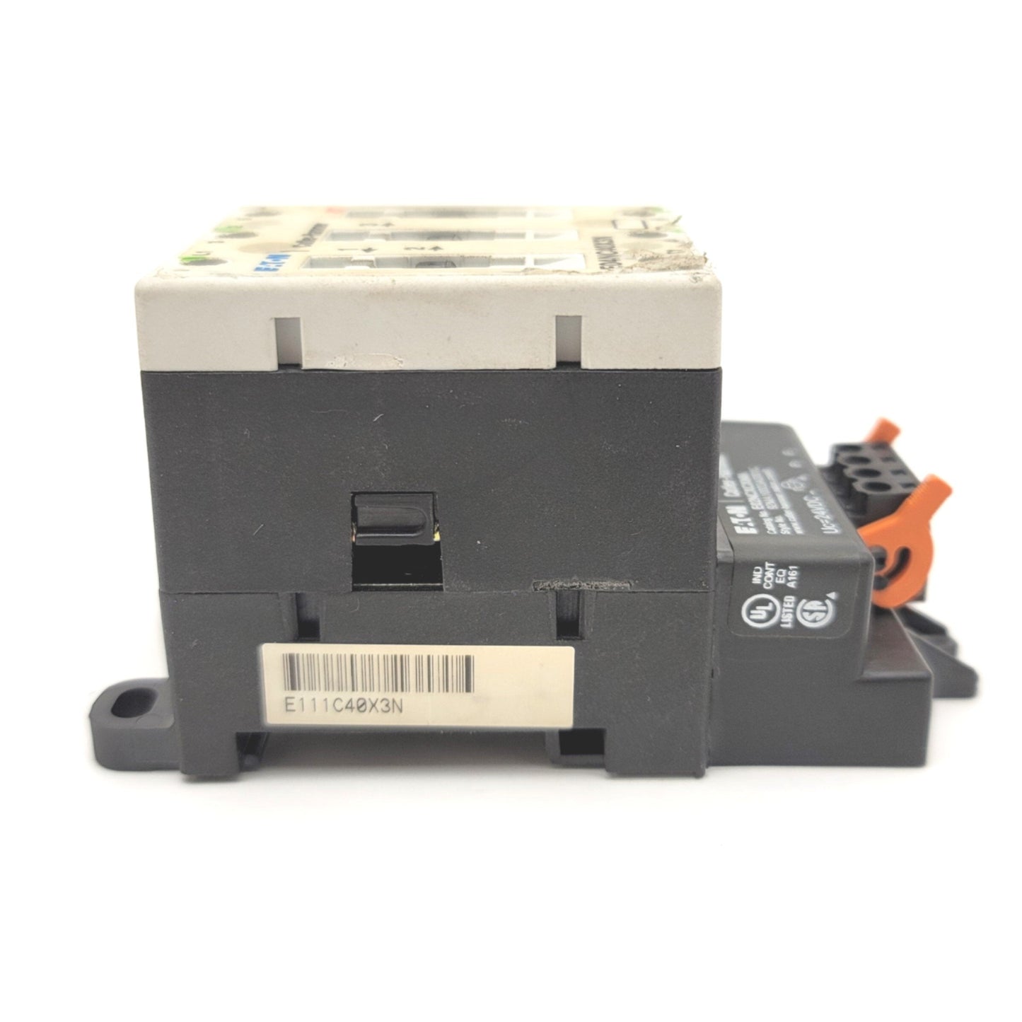 Used Eaton Cutler Hammer E04NC40X3N Motor Control Contact Block 3-Pole 40A 24VDC Coil