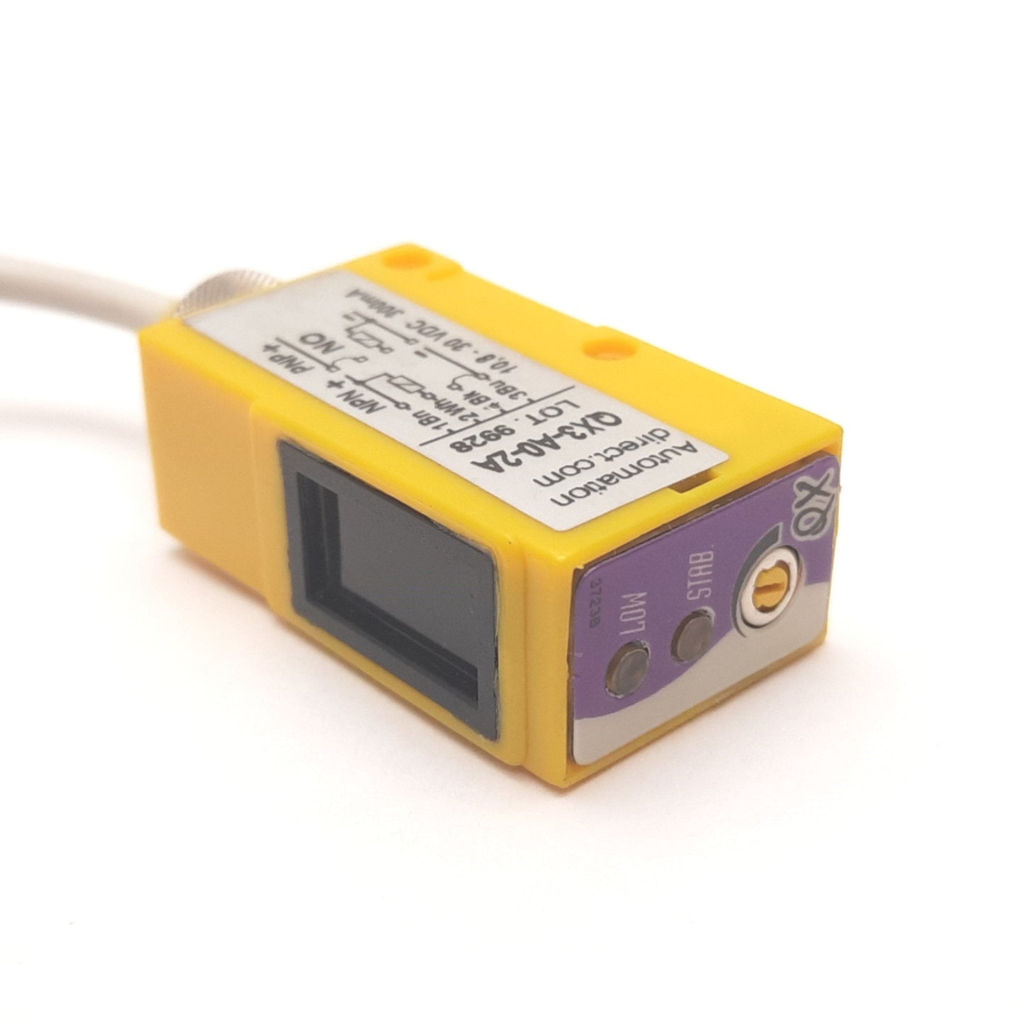 Used Automation Direct QX3-A0-2A Photoelectric Sensor, 300mm, 10.8-30VDC, PNP NPN