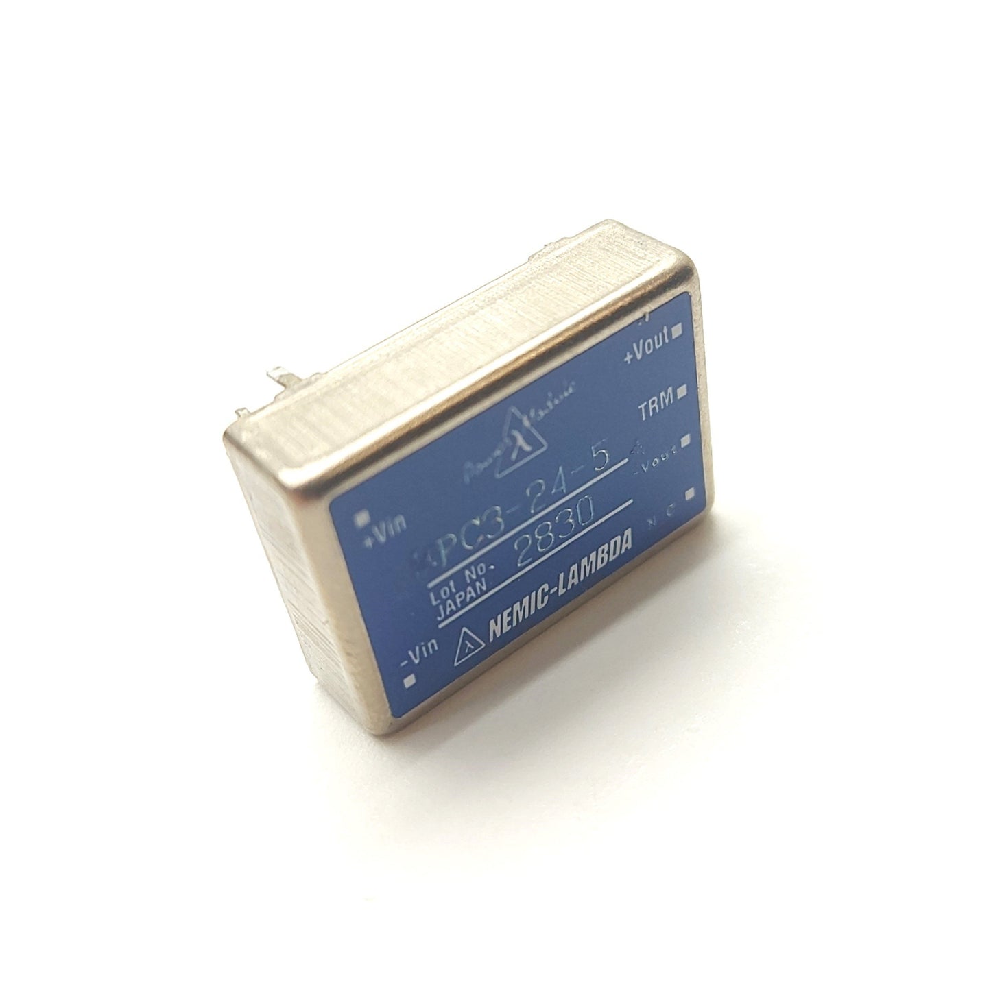 Used NEMIC-LAMBDA PC3-24-5 Through Hole Power Supply 24VDC to 5VDC 600mA 3W