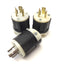 Used Lot of 3 Leviton 2311 Industrial Twist-Lock Male Plug 2P 3W 20A 125V NEMA L5-20P