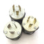 Used Lot of 3 Leviton 2311 Industrial Twist-Lock Male Plug 2P 3W 20A 125V NEMA L5-20P