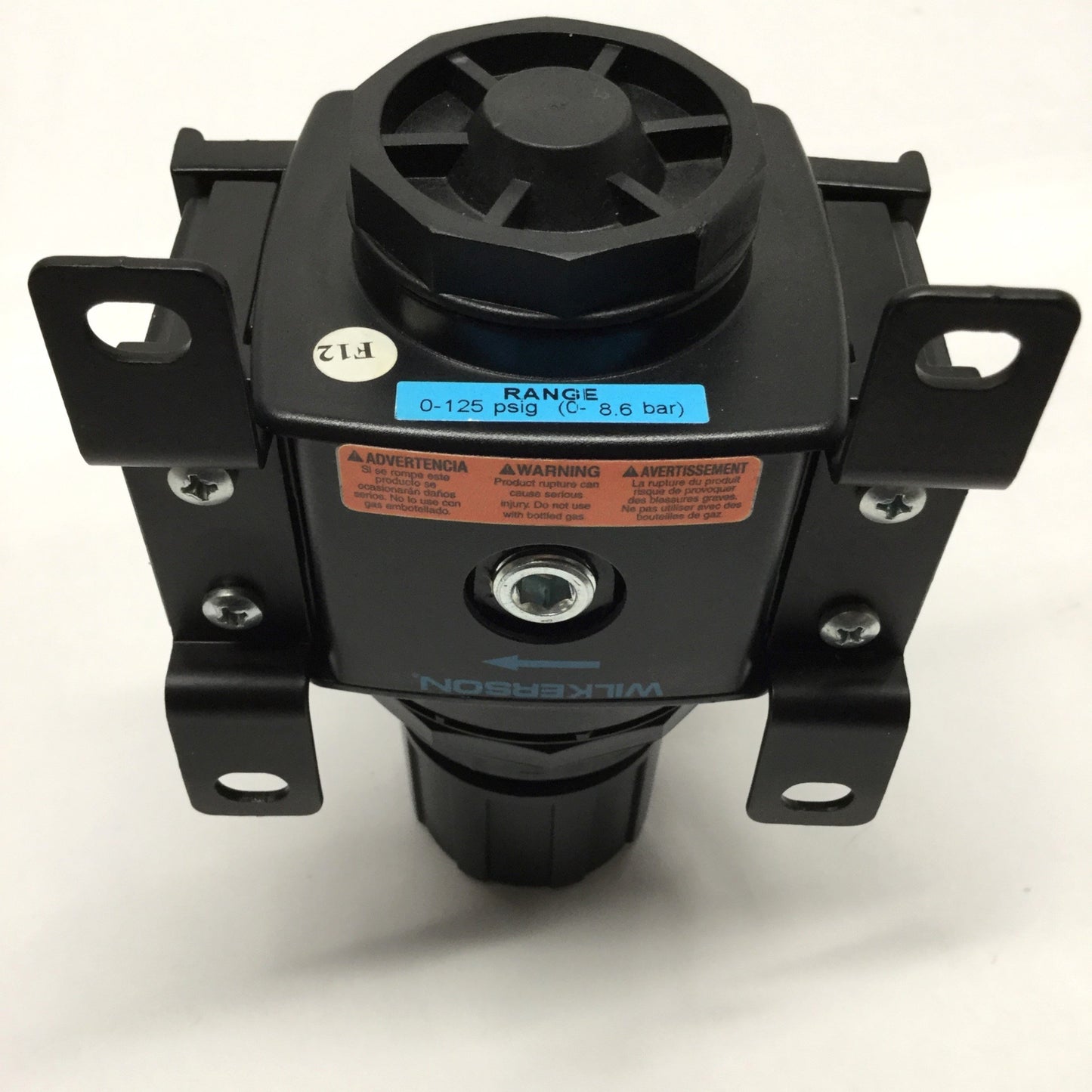 Used Wilkerson R28-04-F000 Pressure Regulator 300psi Max Inlet, 0-125psi Out, 1/2"NPT