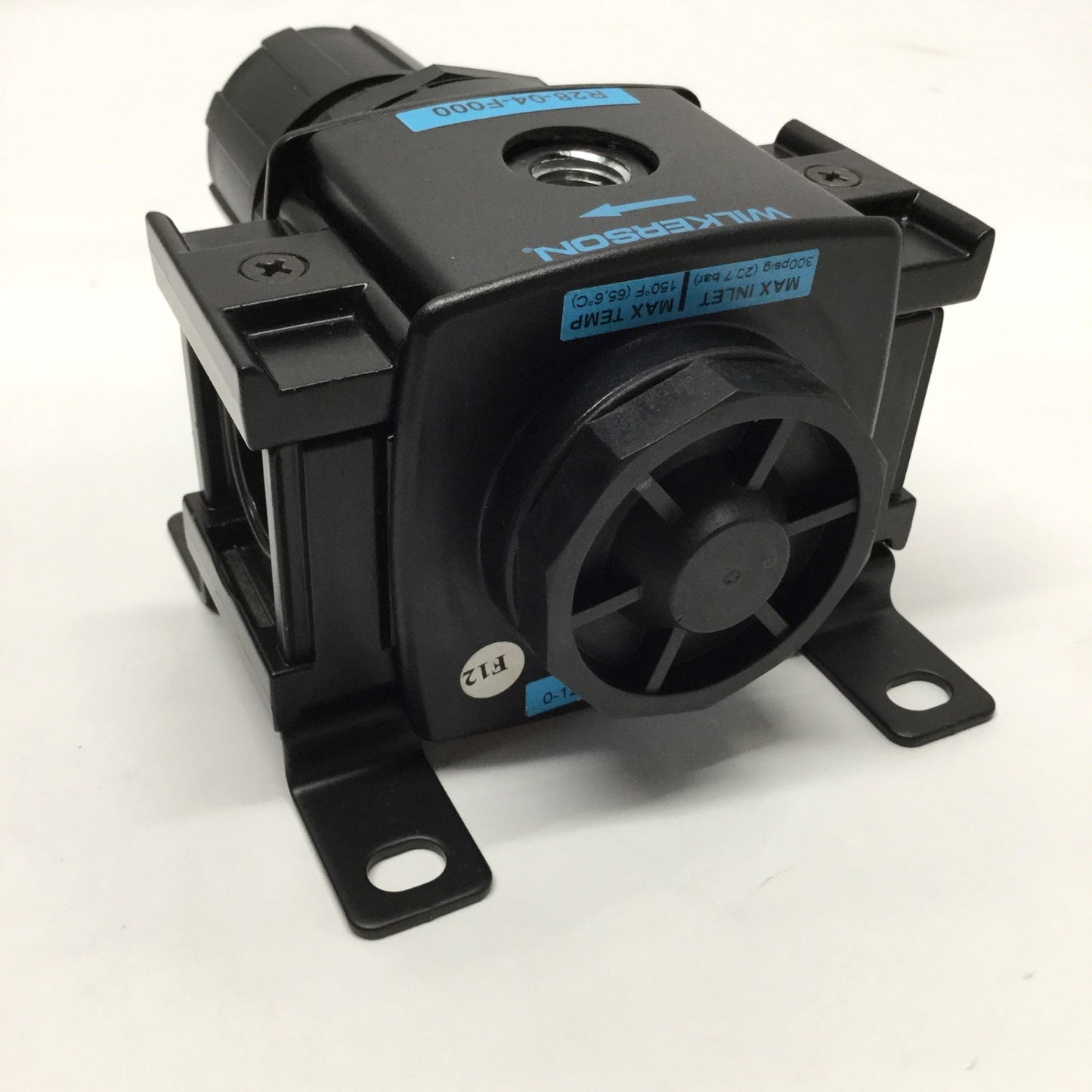 Used Wilkerson R28-04-F000 Pressure Regulator 300psi Max Inlet, 0-125psi Out, 1/2"NPT