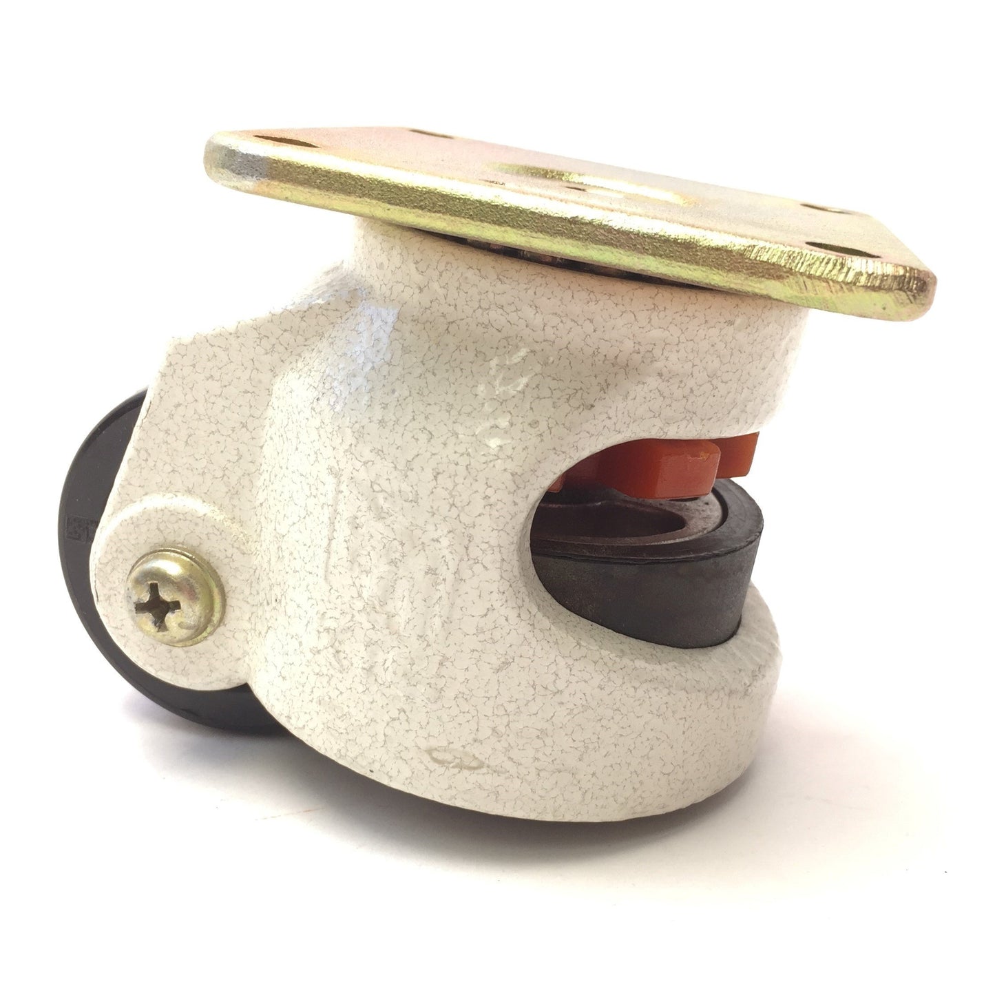 Used PPI Casters KC80F Leveling Swivel Caster 1322lbs Capacity, Top Plate, 2.5" Wheel