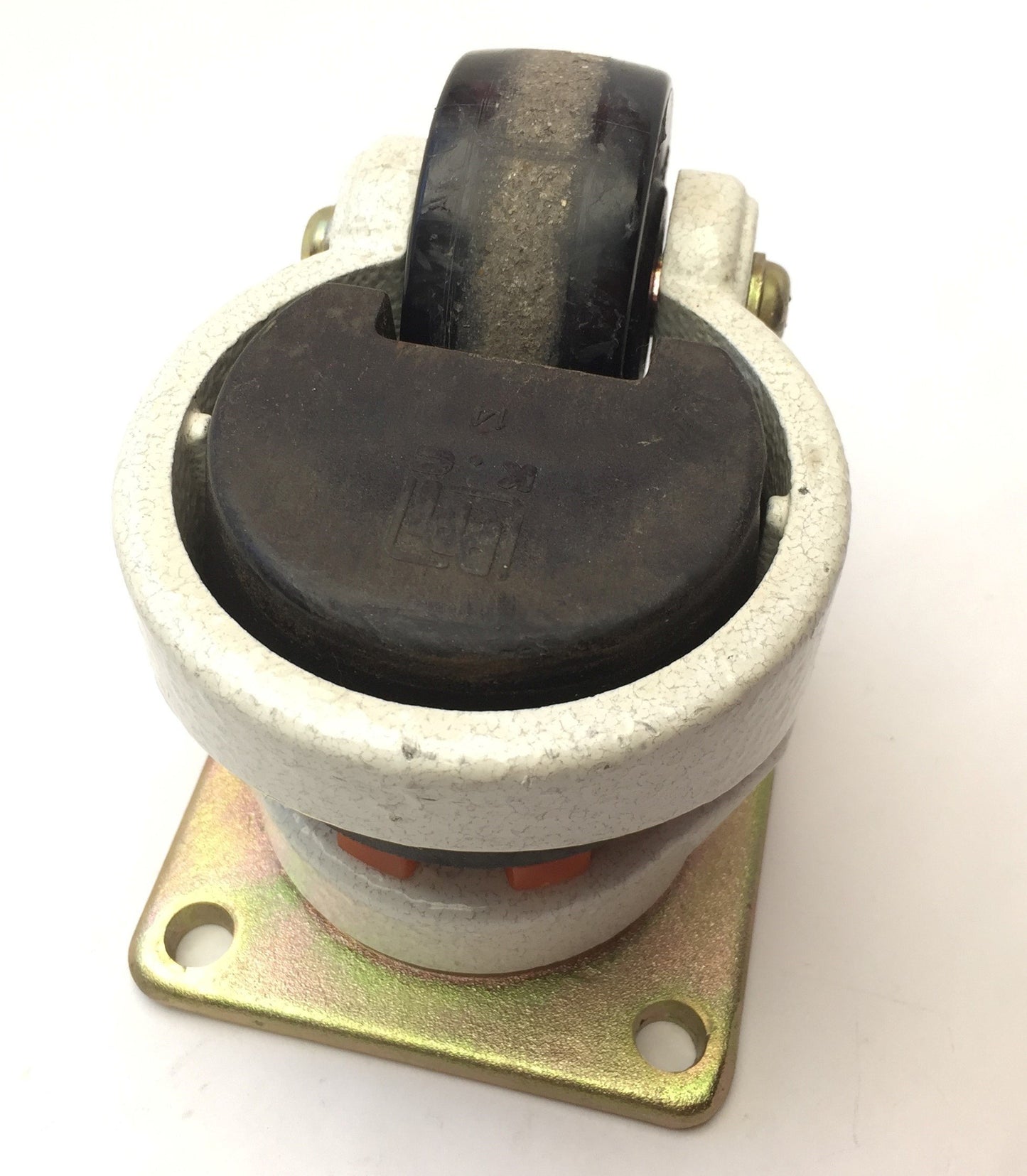 Used PPI Casters KC80F Leveling Swivel Caster 1322lbs Capacity, Top Plate, 2.5" Wheel
