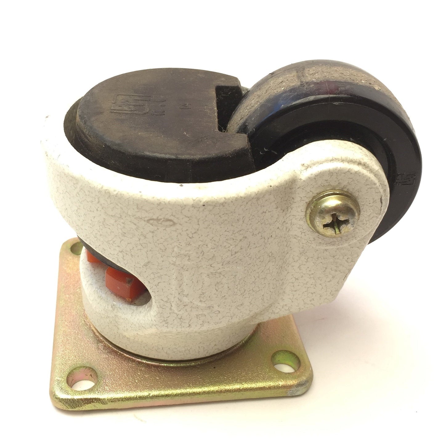 Used PPI Casters KC80F Leveling Swivel Caster 1322lbs Capacity, Top Plate, 2.5" Wheel
