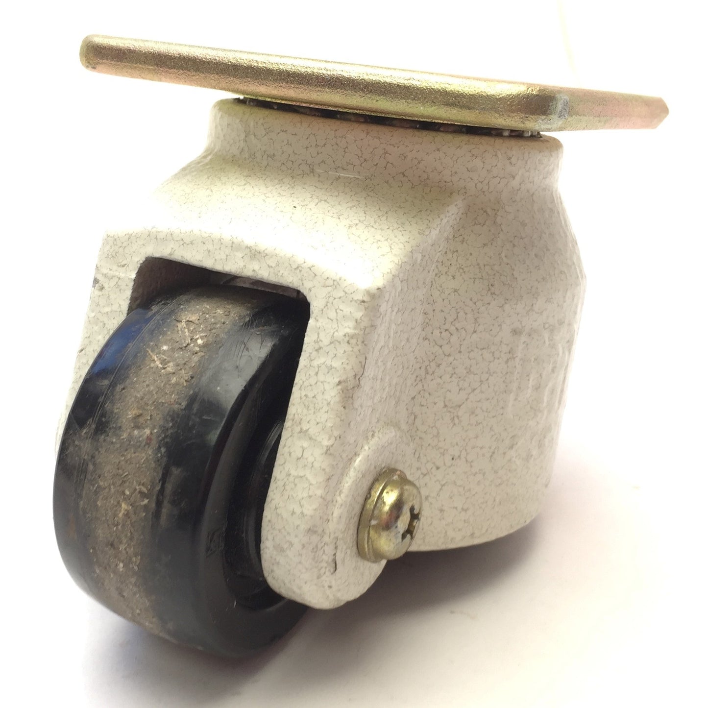 Used PPI Casters KC80F Leveling Swivel Caster 1322lbs Capacity, Top Plate, 2.5" Wheel