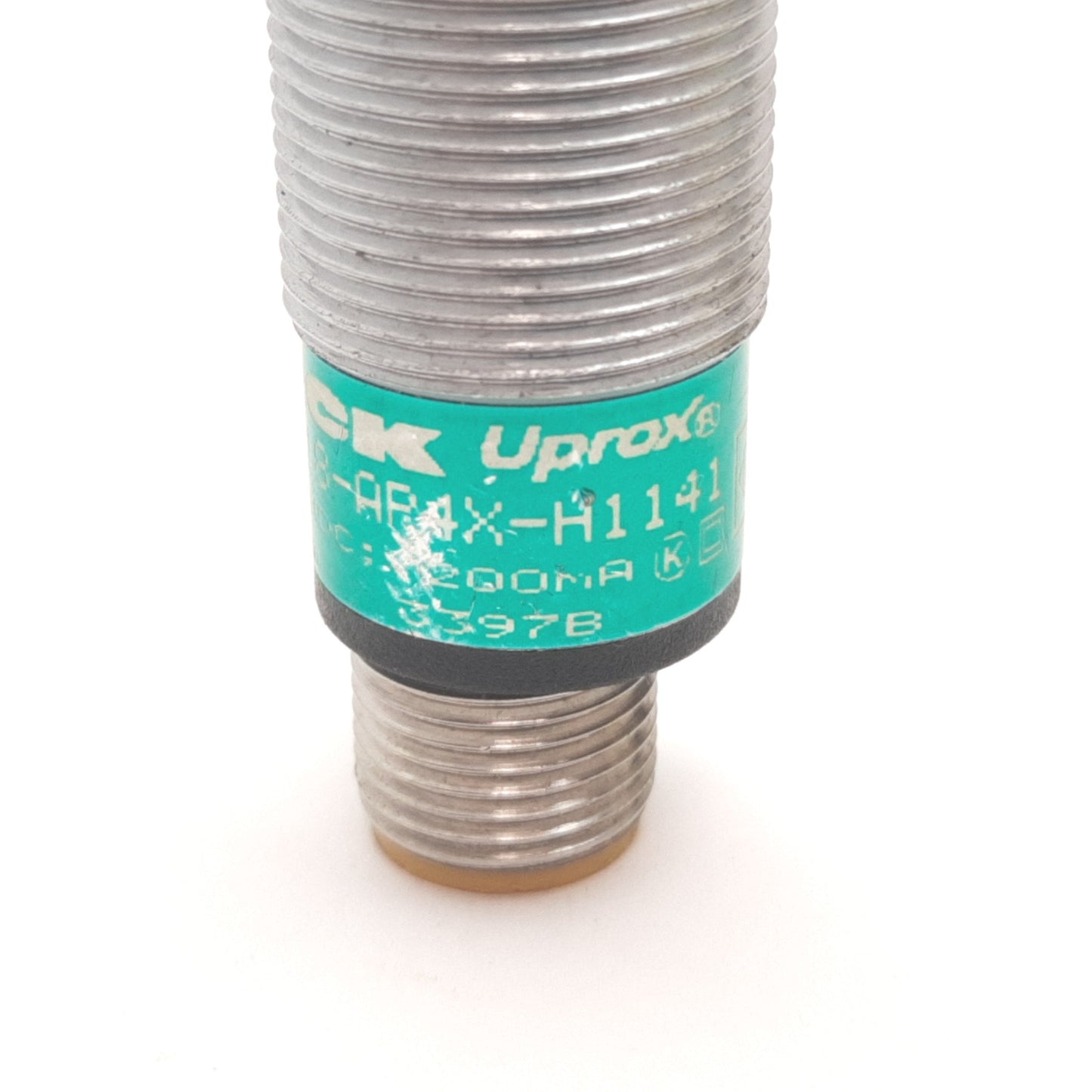 Used Turck Ni12U-M18-AP4X-H1141 Inductive Proximity Sensor, 12mm, 10-65VDC, PNP N/O