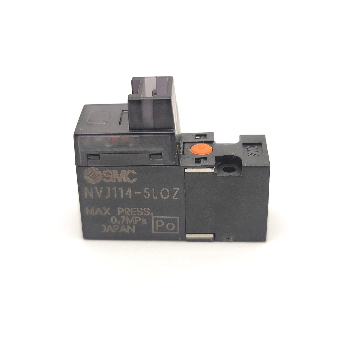 New SMC NVJ114-5L0Z 3-Port Solenoid Valve 24VDC Coil Maximum Pressure 0.7MPa