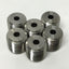 Used Lot of 6 Misumi LVWS20-20 Leveling Screws, 304 SS, M20 x1.5 Thread, 20mm Long