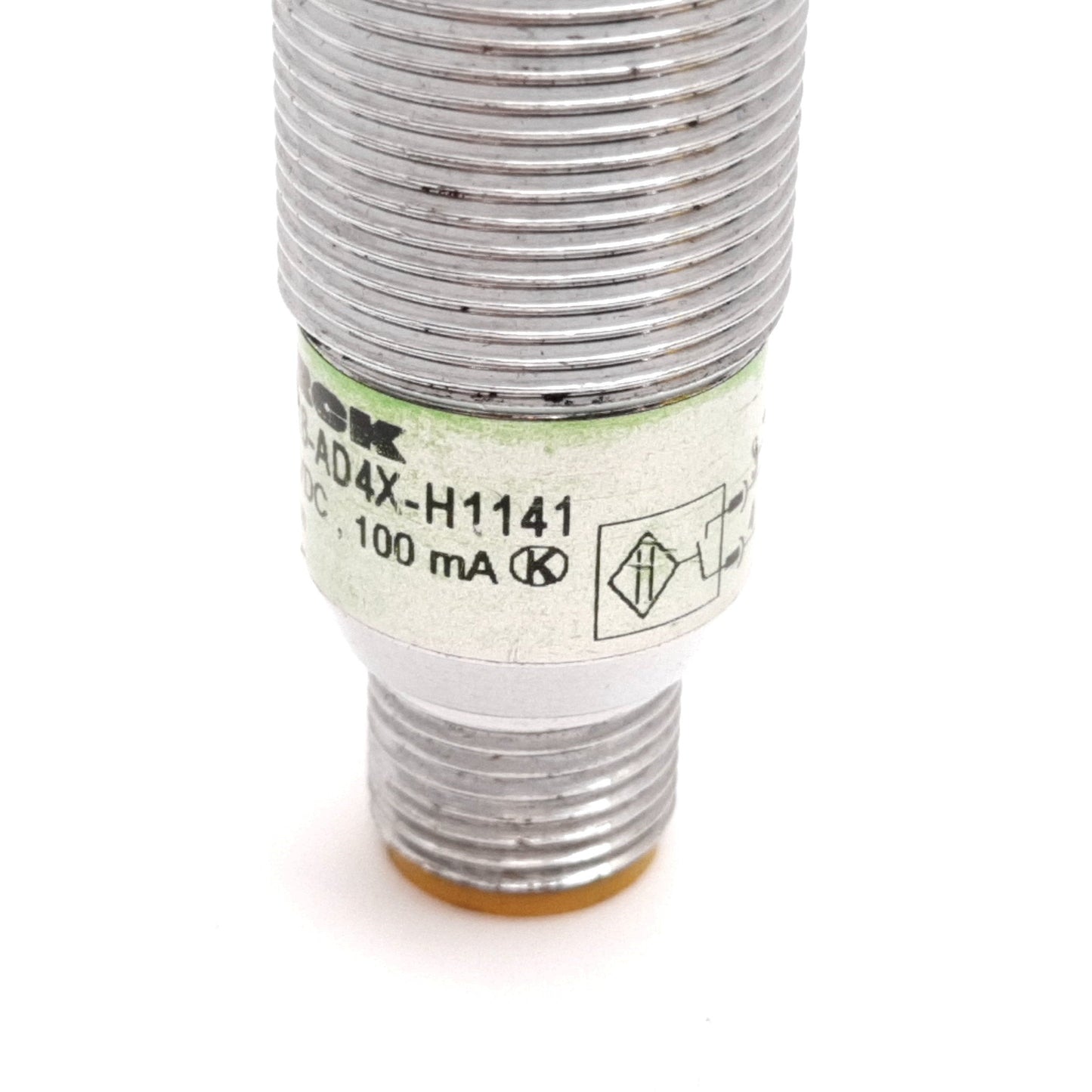 Used Turck Bi5-M18-AD4X-H1141 Inductive Proximity Sensor, 5mm, 10-65VDC, M12 4-Pin