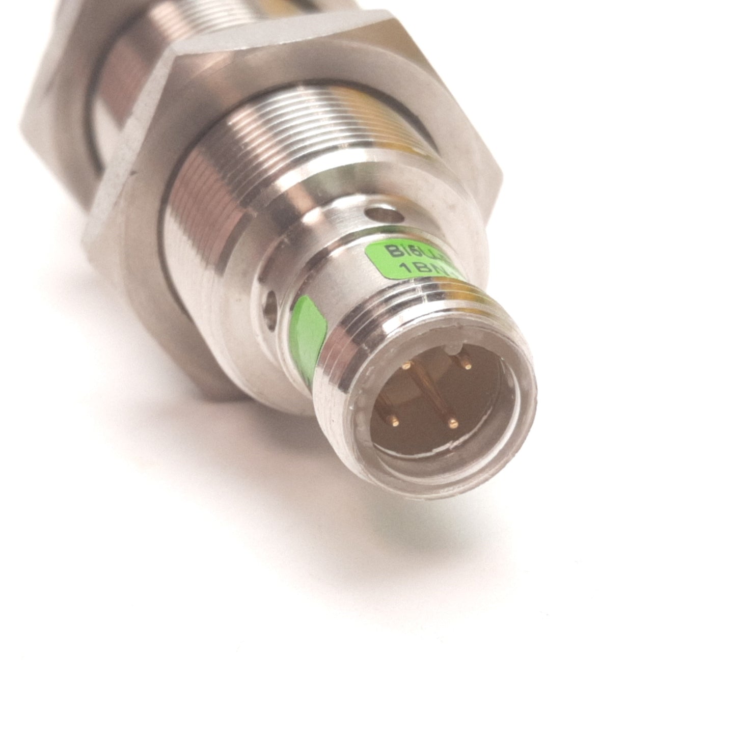 Used Turck Bi5U-EM18H-AP6X2-H1141/S395 Inductive Proximity Sensor, 5mm, 10-30VDC, PNP