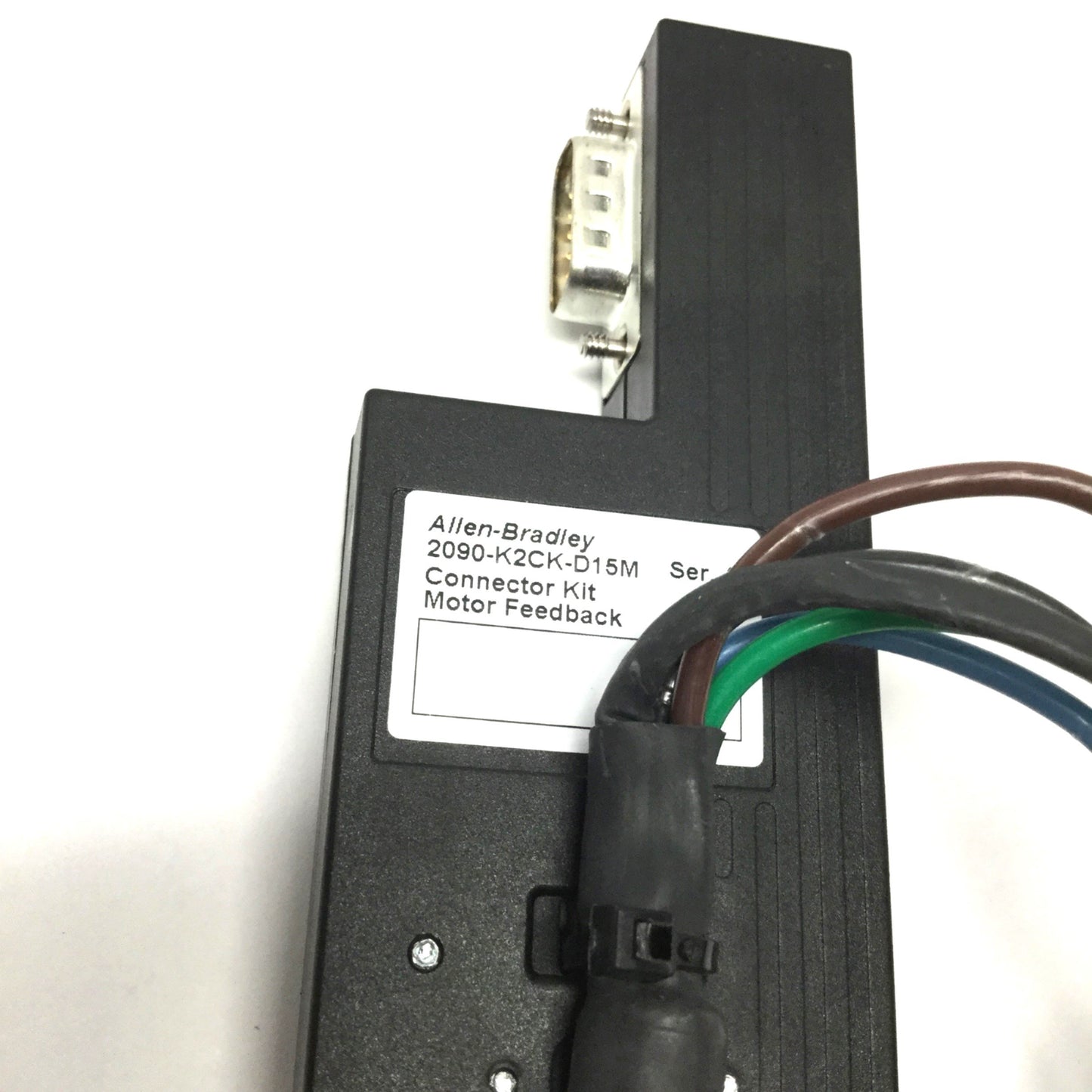 Used Allen Bradley 2090-CFBM6DF Kinetix Motor Feedback & Power Cable 24" w/ K2CK-D15M