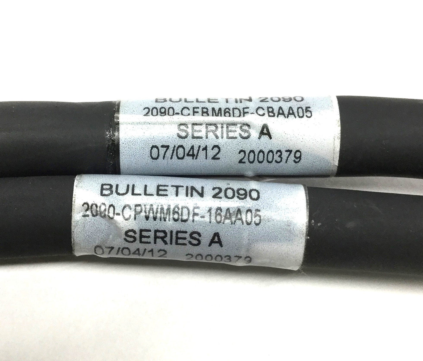 Used Allen Bradley 2090-CFBM6DF Kinetix Motor Feedback & Power Cable 24" w/ K2CK-D15M