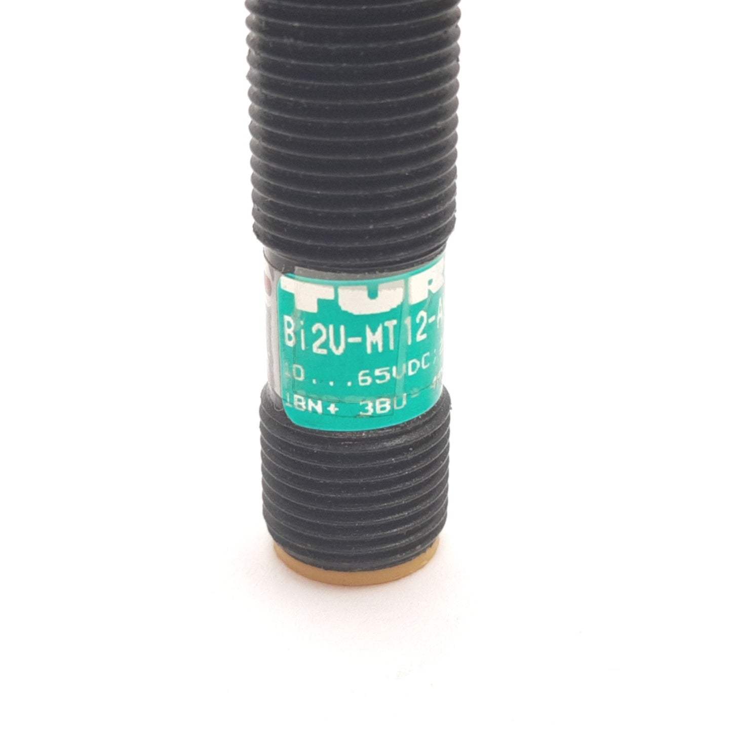 Used Turck Bi2U-MT12-AN4X-H1141 Inductive Proximity Sensor, 2mm, 10-65VDC, NPN N/O