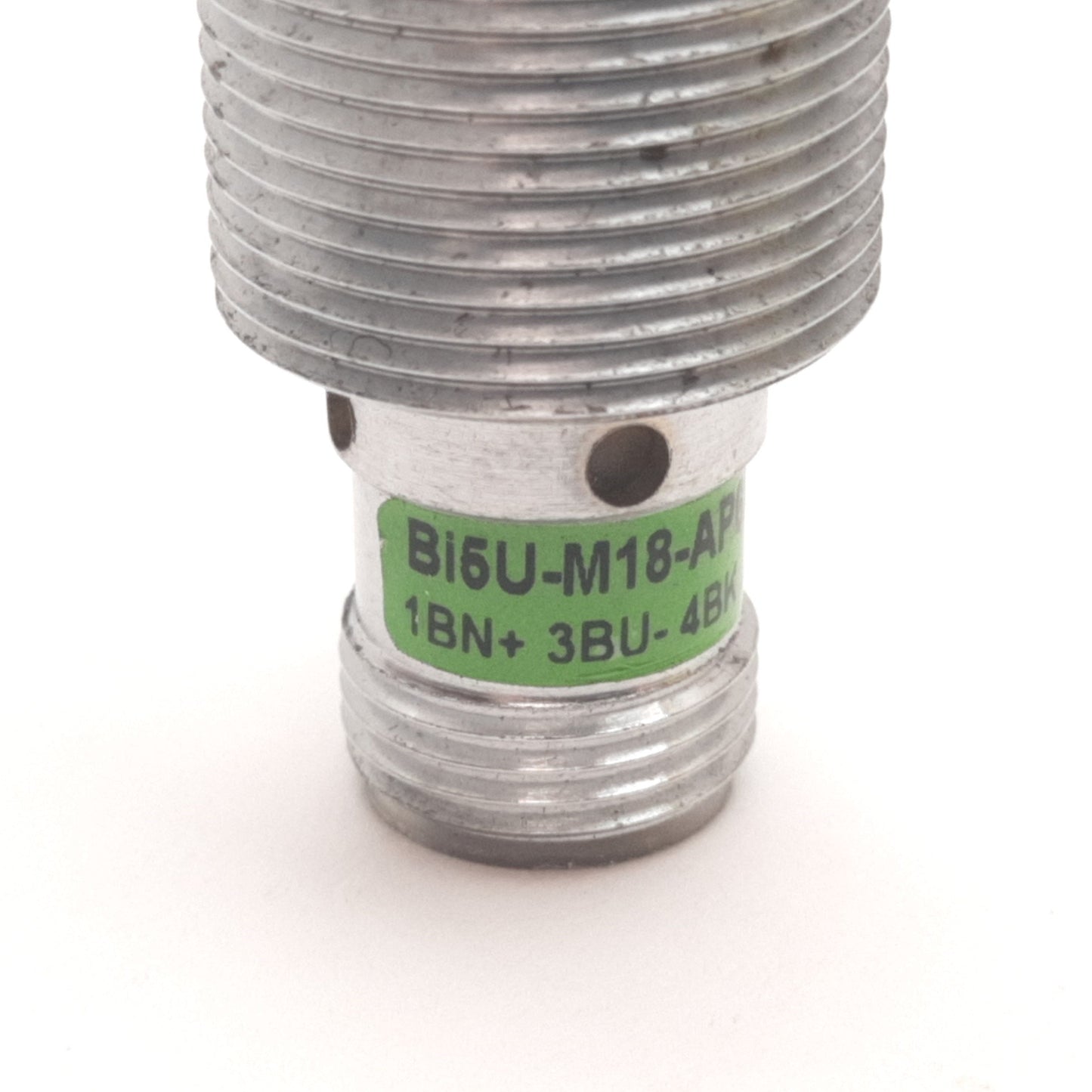 Used Turck Bi5U-M18-AP6X-H1141 Inductive Proximity Sensor, 5mm, 10-30VDC, PNP N/O