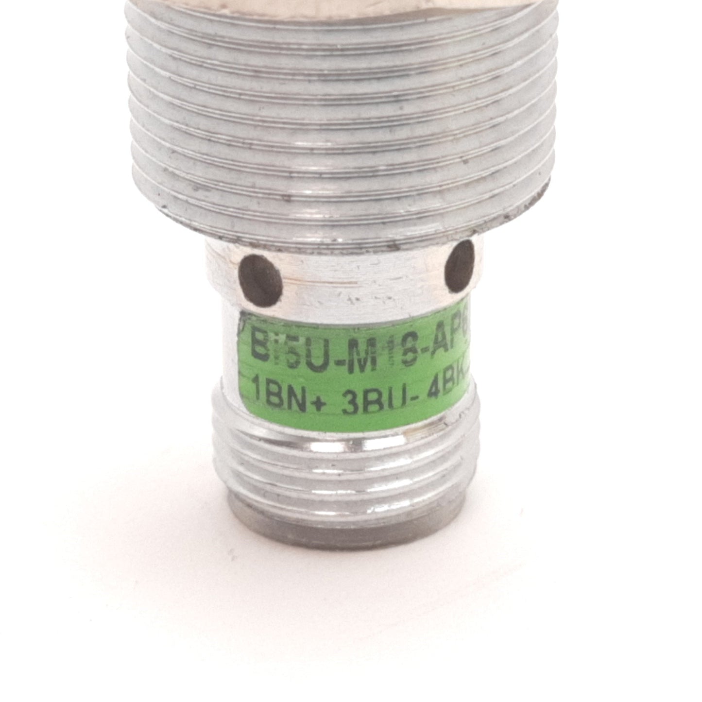 Used Turck Bi5U-M18-AP6X2-H1141 Inductive Proximity Sensor, 5mm, 10-30VDC, PNP N/O