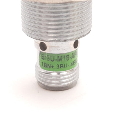 Used Turck Bi5U-M18-AP6X2-H1141 Inductive Proximity Sensor, 5mm, 10-30VDC, PNP N/O