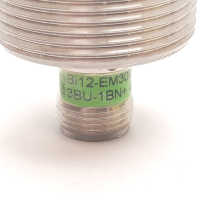 Used Turck Bi12-EM30WD-AN6X-H1141 Inductive Proximity Sensor, 12mm, 10-30VDC, NPN N/O