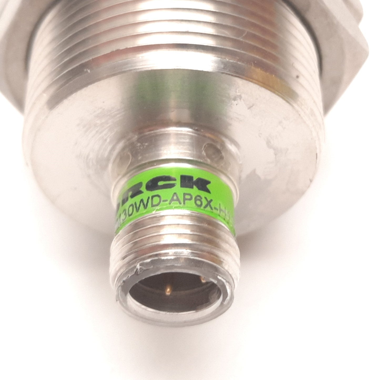 Used Turck Ni20-EM30WD-AP6X-H1141 Inductive Proximity Sensor, 20mm, 10-30VDC, PNP N/O