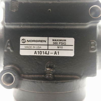 New – Open box NORGREN A1014J-A1 Pilot Actuated Poppet Valve 2-Way NC ½"NPT ¼"NPT Pilot 300PSI
