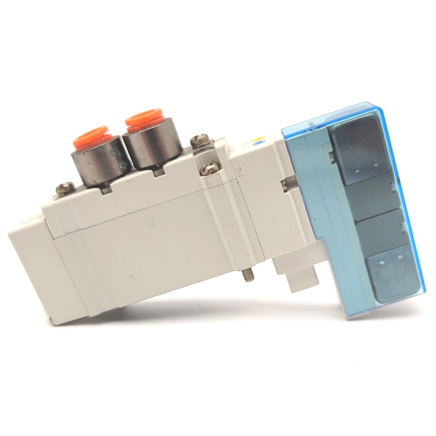 Used SMC SY5C30-5U1-N7 4-Position Dual 3-Port Solenoid Valve NC/NO 24VDC, 0.15-0.7MPa