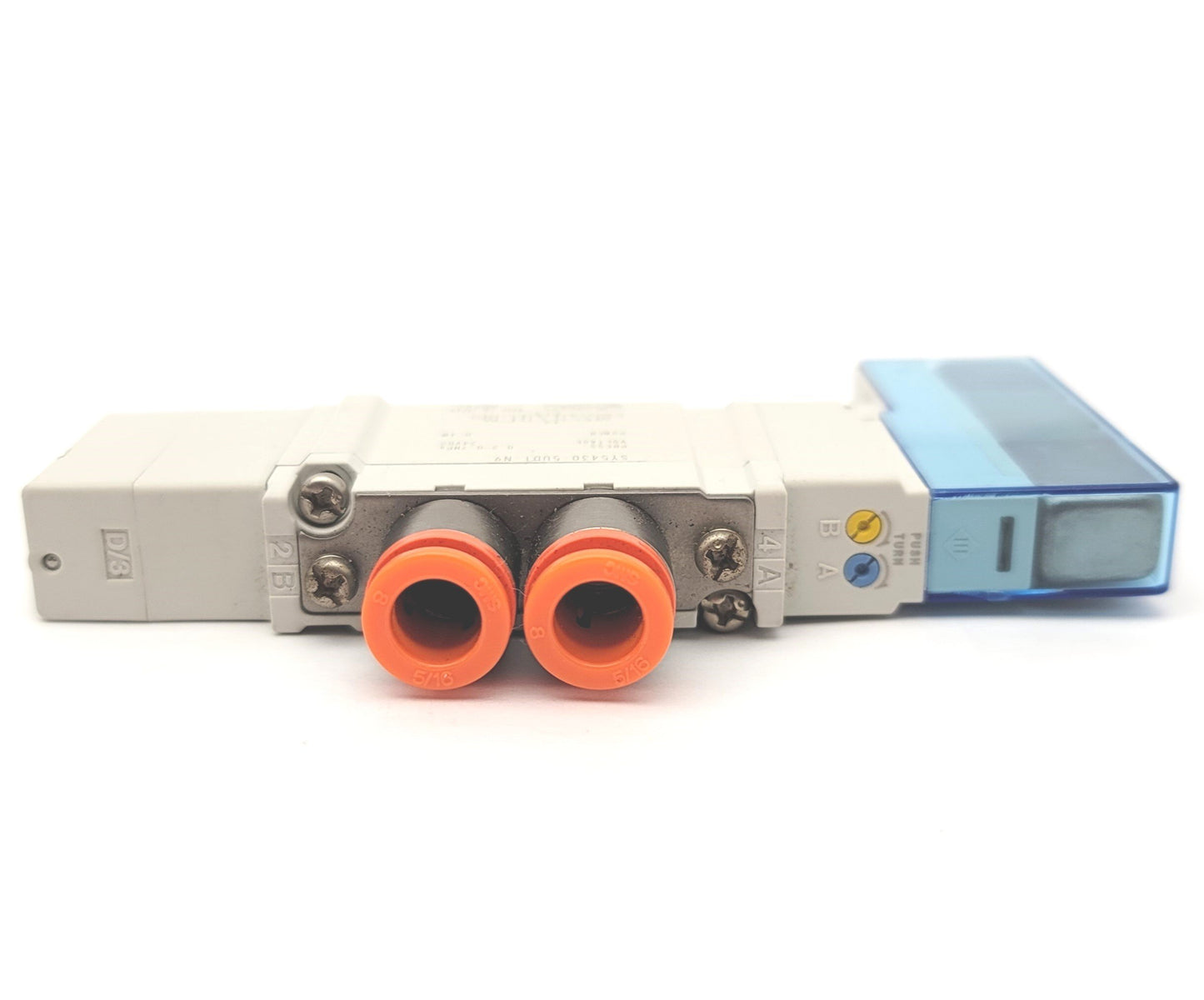 Used SMC SY5430-5UD1-N9 3-Position Exhaust Center Solenoid Valve, 0.2-0.7MPa, 24VDC