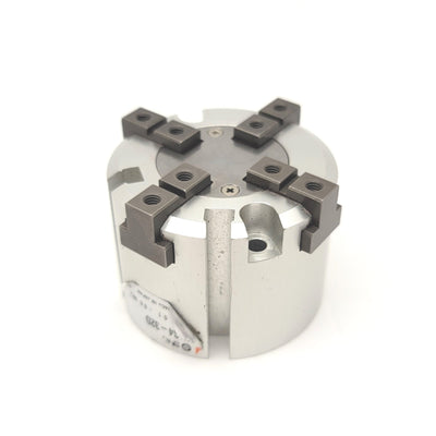 Used SMC MHS4-32D 4-Finger Pneumatic Gripper 32mm Bore, 8mm Stroke, 55N @ 0.5MPa