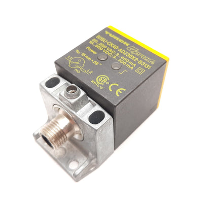 Used Turck Bi15U-CK40-ADZ30X2-B3131 Inductive Proximity Sensor, 15mm, 3-Pin 1/2-20UNF