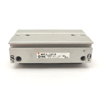 Used SMC MHF2-12D1R Low Profile Parallel Pneumatic Gripper Bore: 12mm Stroke: 24mm