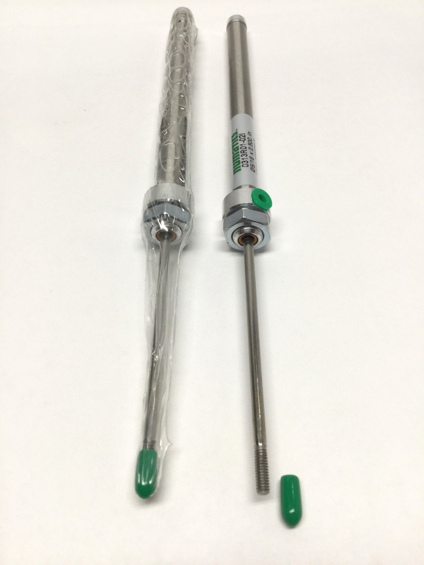 New – Open box Lot of 2 Numatics 0313R01-02I Spring Extend Cylinder 5/16" Bore, 2-1/2" Stroke