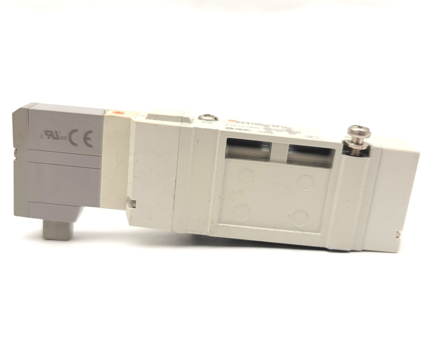 Used SMC SV3100-5FU 5-Port 2-Position Single Solenoid Valve, 24VDC, 0.15-0.7MPa