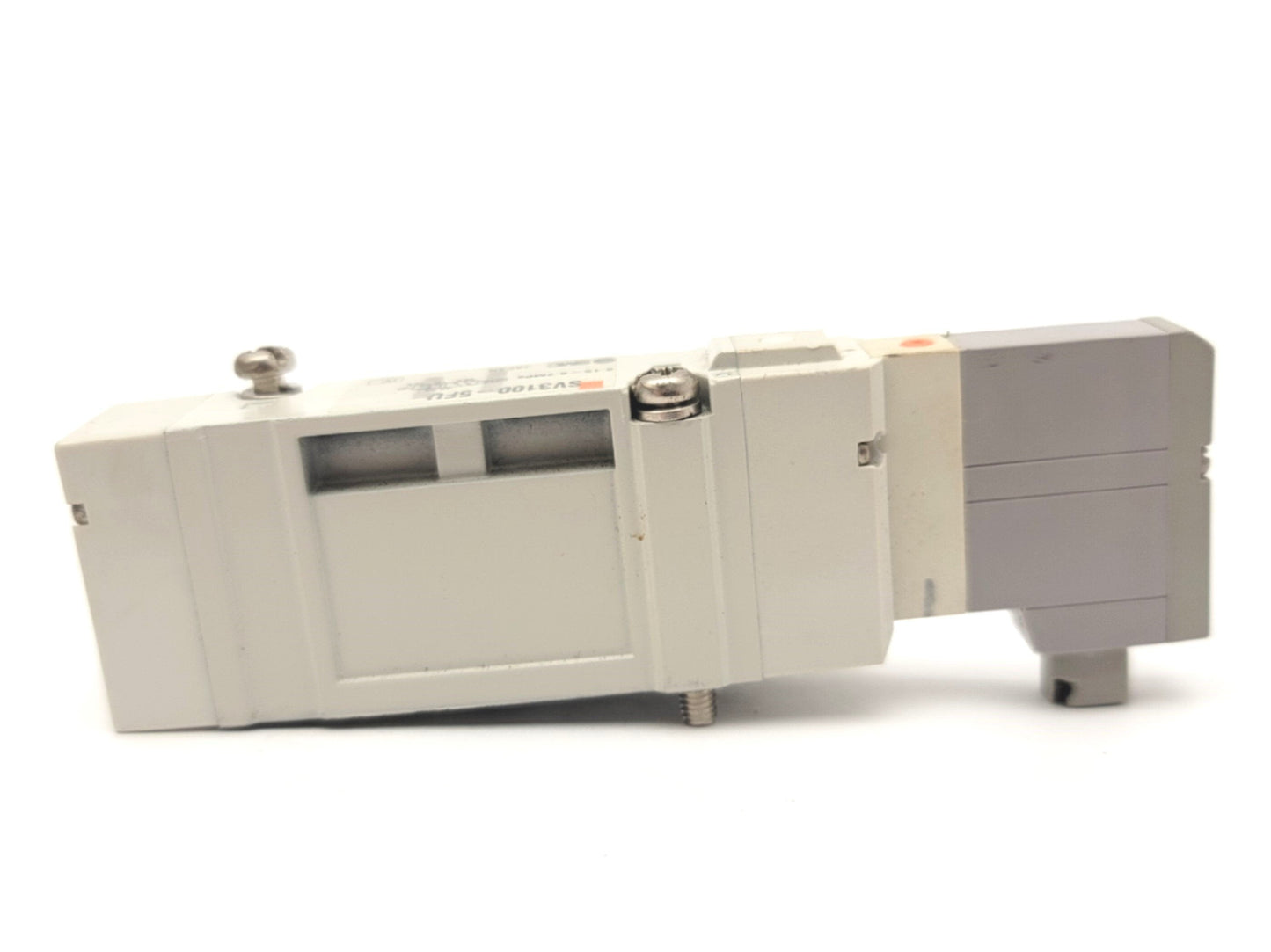 Used SMC SV3100-5FU 5-Port 2-Position Single Solenoid Valve, 24VDC, 0.15-0.7MPa