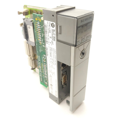 Used Allen Bradley 1747-L532 Series D SLC 500 PLC Processor, RS-232/DH485, 16k Words