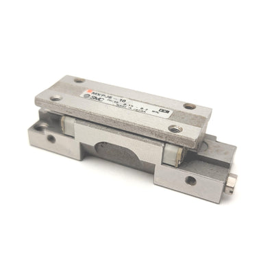 Used SMC MXPJ6-10 Pneumatic Linear Slide Table Bore: 6mm, Stroke: 10mm, 0.15-0.7MPa