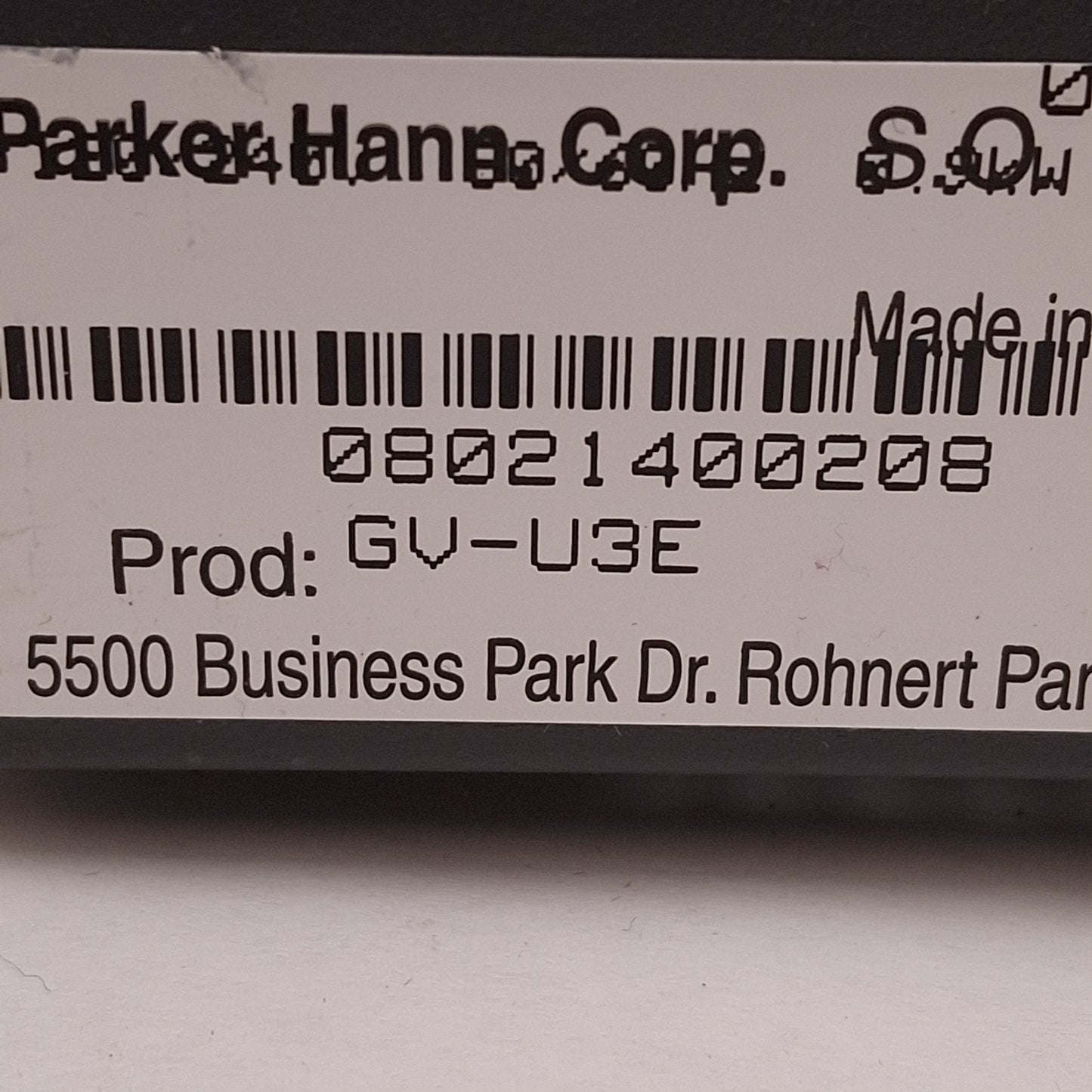 Used Parker GV-U3E Gemini Servo Motor Drive, 1-Axis, 170/340VDC 3A Bus, 120/240VAC