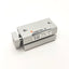 Used SMC CDQMB12NN-25 Compact Guide Rod Cylinder Bore: 12mm, Stroke: 25mm, 125psi Max