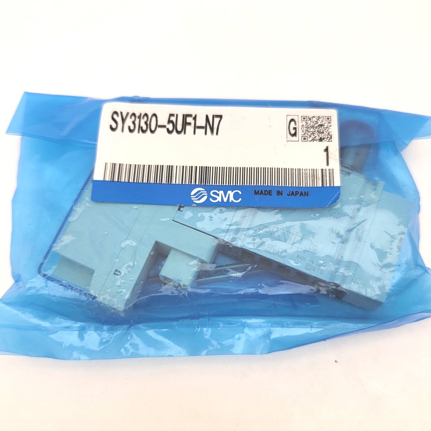 New SMC SY3130-5UF1-N7 5-Port 2-Position Single Solenoid Valve, 24VDC, 0.15-0.7MPa