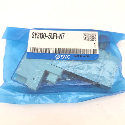 New SMC SY3130-5UF1-N7 5-Port 2-Position Single Solenoid Valve, 24VDC, 0.15-0.7MPa