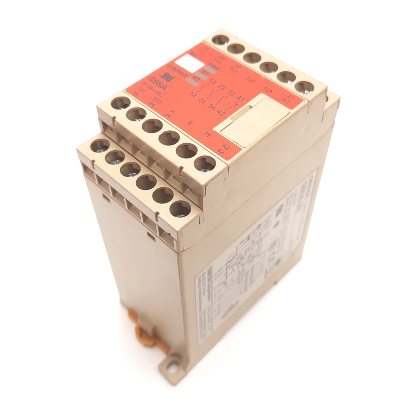 Used Omron G9SA-301 Safety Relay Unit, 24VAC/DC, Contact: 250VAC 50/60Hz 5A 1250VA