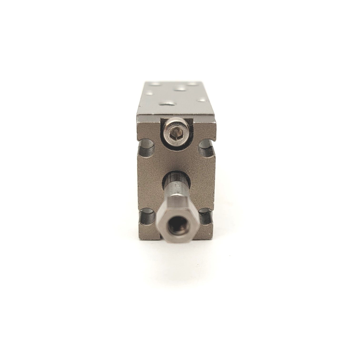Used SMC ZCDUKQ10-10D Free Mount Cylinder For Vacuum Bore: 10mm, Stroke: 10mm, 0.7MPa